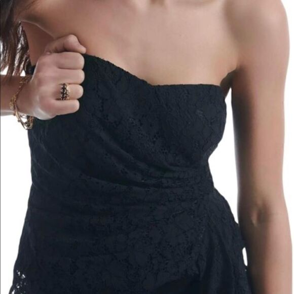 NWT Anthropologie Mare Mare Corseted Lace Tube Top Size Large - Picture 2 of 9